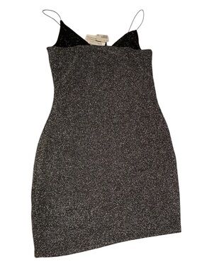 H&M Divided glitter/metallic slip dress (mini length)